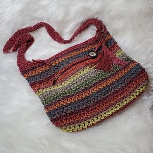 The Sak Crochet Shoulder Bag - Multi-colored